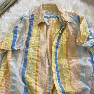 Men Summer striped Shirt